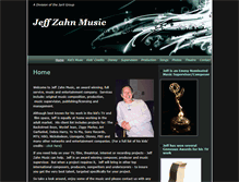 Tablet Screenshot of jeffzahnmusic.com